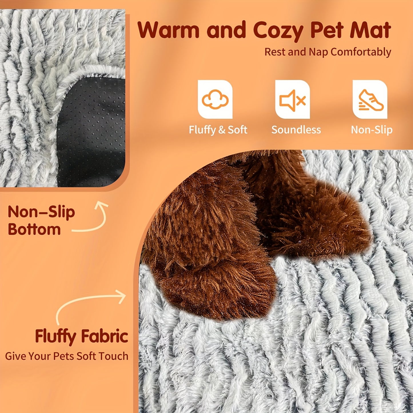 Self Heating Dog Cat Pad Self Warming Cat Bed Thermal