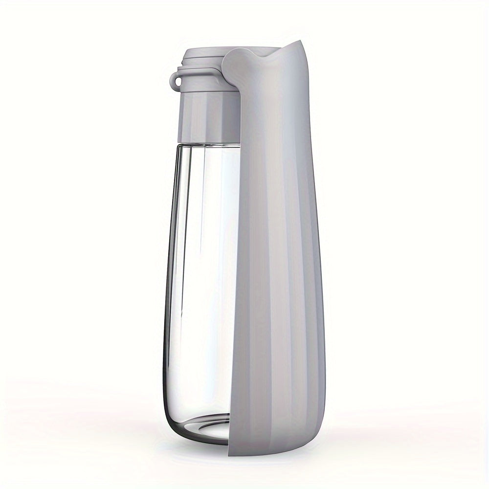 1pc Portable Dog Water Dispenser with Foldable Bowl - Ideal for Small to Large Breeds, Durable Plastic, Perfect for Outdoor Hiking and Traveling, Travel Pet Essentials | Modern Dog Accessories | Durable Plastic Dispenser