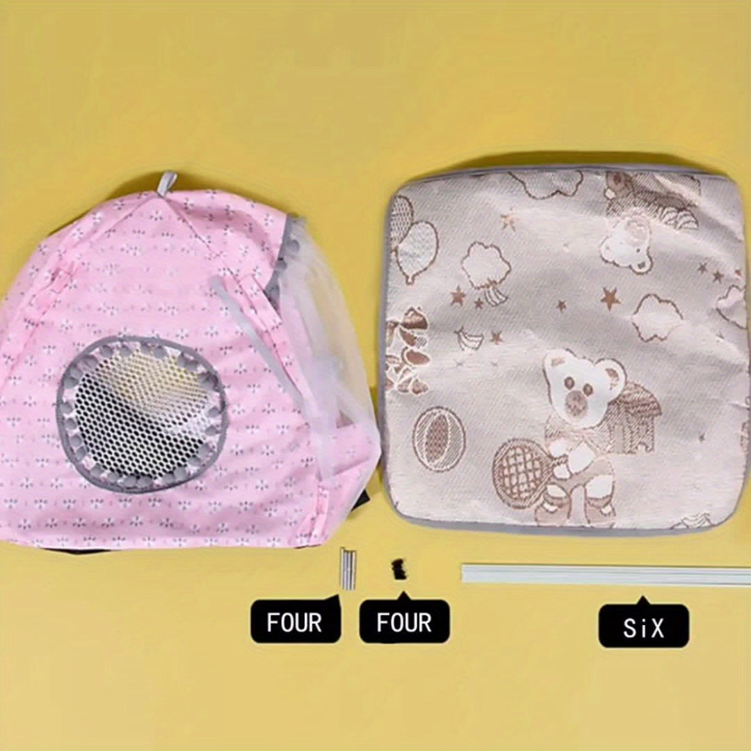 Semi-enclosed Pet Floral Tent
