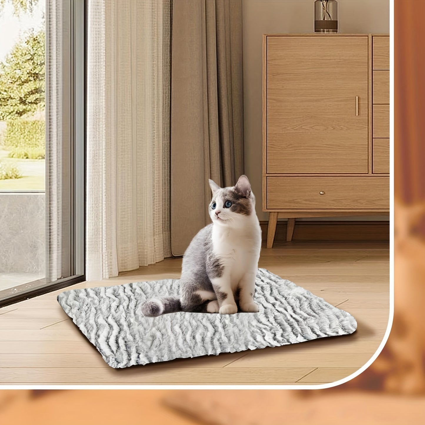 Self Heating Dog Cat Pad Self Warming Cat Bed Thermal