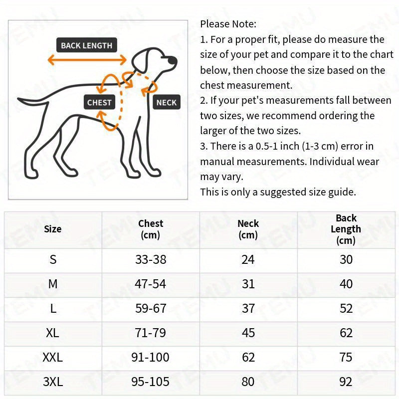 Reflective Waterproof Dog Raincoat - Stylish Hooded Pet Cape for All Breeds, Comfortable & Dry on Rainy Days