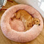 Long Plush Dog Bed, Large Pet Round Bed, Ped Calming Sleeping Nest, Pet Bed Sofa Cushion Christmas Gift