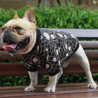 Personalized Pet Fashion: Customizable Bag Print Dog Clothes For