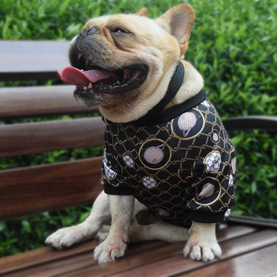 Personalized Pet Fashion: Customizable Bag Print Dog Clothes For