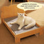 Pet Bed with Bear-Shaped Bedspread