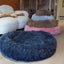 Long Plush Dog Bed, Large Pet Round Bed, Ped Calming Sleeping Nest, Pet Bed Sofa Cushion Christmas Gift