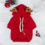 1pc Cute Christmas Deer Design Pet Sweatshirt, Dog And Cat Warm Hoodie, Dog Sweater With Pocket In The Back, Pet Autumn And Winter Clothes For Festival Party Daily Wear for stocking stuffers