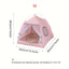 Semi-enclosed Pet Floral Tent