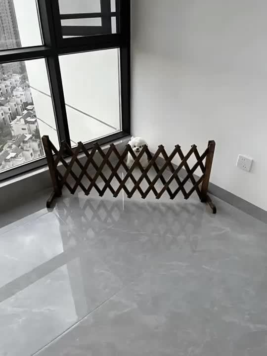 Wooden Pet Fence, Extendable Dog Gate for Indoor Safety Barrier - Suitable for Home, Bedroom, Doorway & Stairs - Easy to Install, 119.99/159.99/200.0 cm, Ideal for Small Dogs in All Seasons (Spring, Summer, Autumn, Winter)