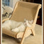 2-in-1 Wooden Cat Scratching Lounger: Durable Material, Easy Assembly, Space-Saving Design for Ultimate Comfort – Essential Pet Accessory for Your Feline Friend