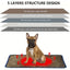 Winter Self Pet Warming Pad for Small/Large Dog Cat, Warming Cat Bed Cat Mat Thermal Pet Bed Mat, for Large Dog Non-Electric Self-Warming Dog Crate Pad for Outdoor Indoor 114.3cm x 71.12cm.