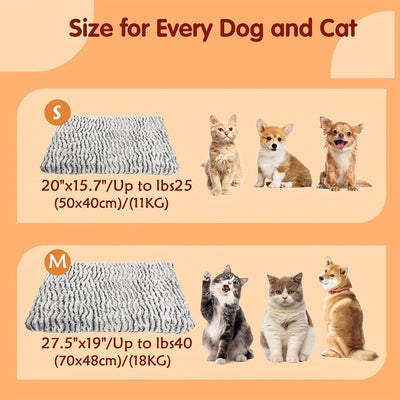 Self Heating Dog Cat Pad Self Warming Cat Bed Thermal