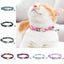 Personalized Cat Collar with Bell Adjustable Dog Neck Strap Fashion Print Puppy Kitten Collars Free Engraved Cat Id Pet Supplies