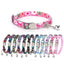 Personalized Cat Collar with Bell Adjustable Dog Neck Strap Fashion Print Puppy Kitten Collars Free Engraved Cat Id Pet Supplies