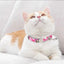 Personalized Cat Collar with Bell Adjustable Dog Neck Strap Fashion Print Puppy Kitten Collars Free Engraved Cat Id Pet Supplies