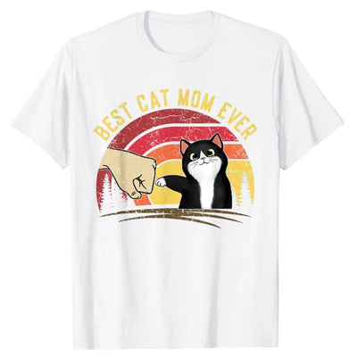 Polyester Best cat mom ever