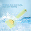 1pc Cat Bath & Massage Brush - Self-Cleaning Pet Grooming Comb for Shedding, Pink & Green, Soft PP Material, Gentle on Cats, Perfect for Bathing and Hair Removal, Cat Grooming