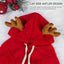 1pc Cute Christmas Deer Design Pet Sweatshirt, Dog And Cat Warm Hoodie, Dog Sweater With Pocket In The Back, Pet Autumn And Winter Clothes For Festival Party Daily Wear for stocking stuffers