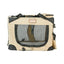 Armarkat Folding Soft Dog Crate Pet Travel Carrier - Beige