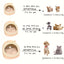 1pc Lovely One Cat Cave Bed Cat House Cat Tent with Washable Cushioned Pillow,Anti Slip Bottom,Soft comfort Pet Bed