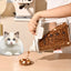1pc Pet Sealed Food Storage Bucket With Scale, Moisture Proof Pet Food Storage Container With Measuring Cup And Handle Design, Easy Feeding Container For Dog Cat Dry Food