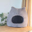 Cozy Retreat: Removable And Washable Semi-Closed Cat Bed For Autumn