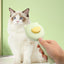 1pc Cat Bath & Massage Brush - Self-Cleaning Pet Grooming Comb for Shedding, Pink & Green, Soft PP Material, Gentle on Cats, Perfect for Bathing and Hair Removal, Cat Grooming