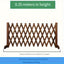 Wooden Pet Fence, Extendable Dog Gate for Indoor Safety Barrier - Suitable for Home, Bedroom, Doorway & Stairs - Easy to Install, 119.99/159.99/200.0 cm, Ideal for Small Dogs in All Seasons (Spring, Summer, Autumn, Winter)