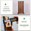 Wooden Pet Fence, Extendable Dog Gate for Indoor Safety Barrier - Suitable for Home, Bedroom, Doorway & Stairs - Easy to Install, 119.99/159.99/200.0 cm, Ideal for Small Dogs in All Seasons (Spring, Summer, Autumn, Winter)