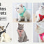 Adjustable Cat Harness with Reflective Strap, Soft Breathable Vest for Walking, Escape-Proof, Polyester, Machine Washable, Comfortable Outdoor Cat Gear