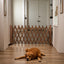 Wooden Pet Fence, Extendable Dog Gate for Indoor Safety Barrier - Suitable for Home, Bedroom, Doorway & Stairs - Easy to Install, 119.99/159.99/200.0 cm, Ideal for Small Dogs in All Seasons (Spring, Summer, Autumn, Winter)