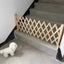 Wooden Pet Fence, Extendable Dog Gate for Indoor Safety Barrier - Suitable for Home, Bedroom, Doorway & Stairs - Easy to Install, 119.99/159.99/200.0 cm, Ideal for Small Dogs in All Seasons (Spring, Summer, Autumn, Winter)