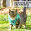 Adjustable Cat Harness with Reflective Strap, Soft Breathable Vest for Walking, Escape-Proof, Polyester, Machine Washable, Comfortable Outdoor Cat Gear